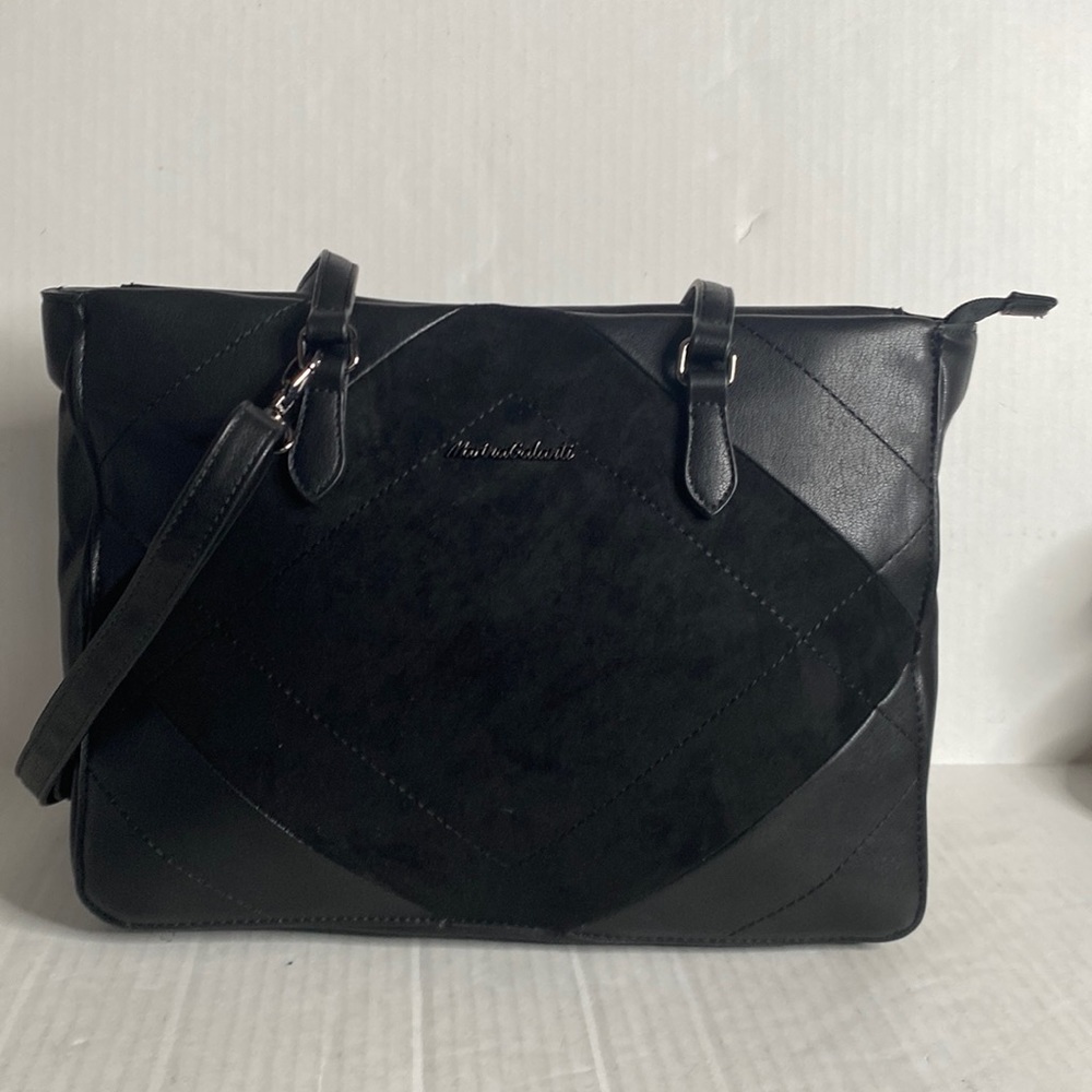 NWT Marina Galanti leather/Suede blend tote bag